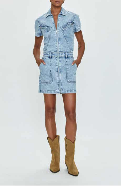 Pistola Brix Short Sleeve Denim Dress