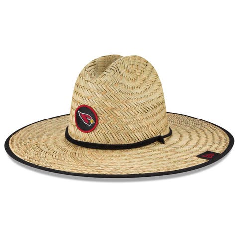 Men's New Era Natural Arizona Cardinals NFL Training Camp Official Straw Lifeguard Hat