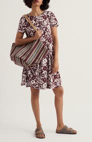Seasalt Cornwall Witch Hazel Floral Pleated Skirt Dress