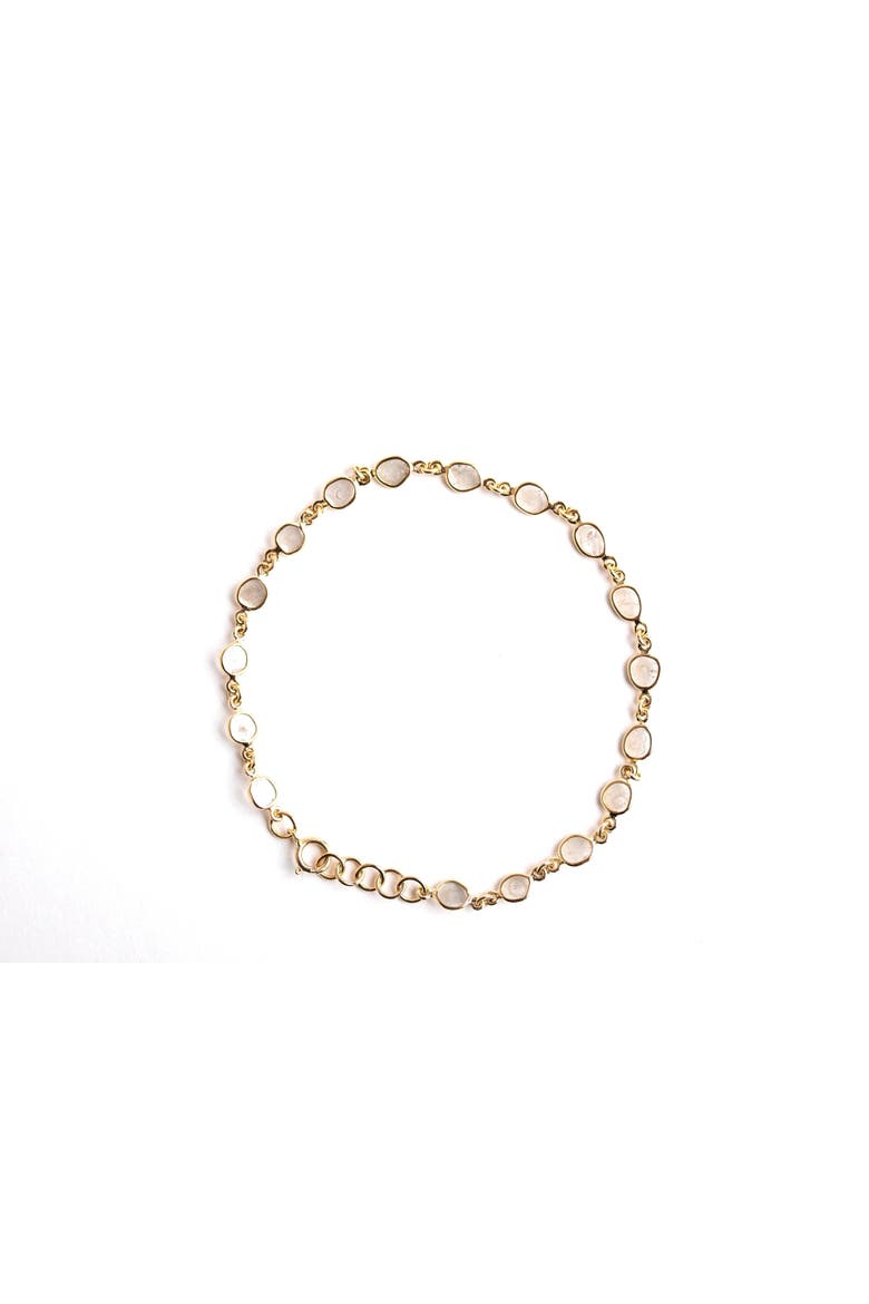 Lunar Glow Solid Gold 14k Bracelet, Main, color, Diamond
