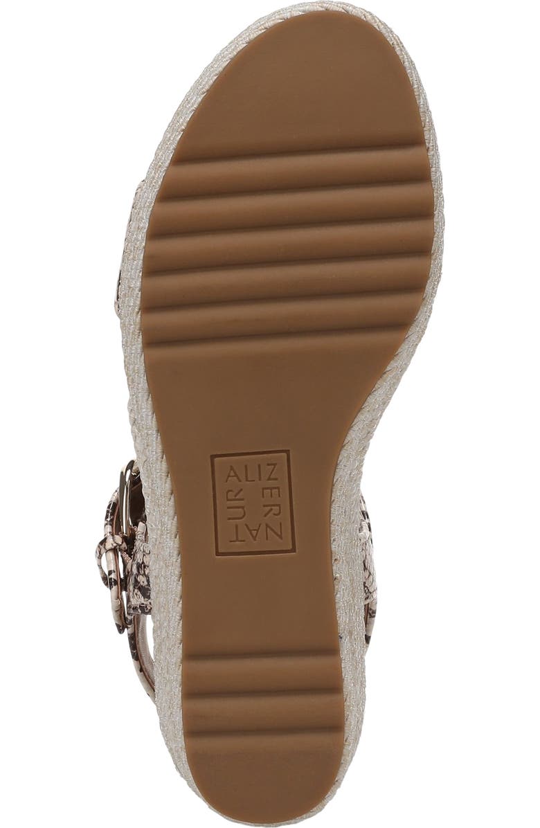 Naturalizer Stella Platform Wedge Sandal, Alternate, color, Beige Multi