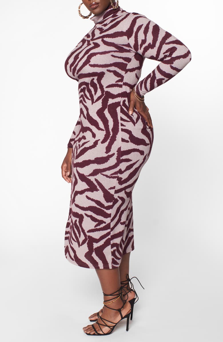 Zelie for She Affluence Long Sleeve Dress, Alternate, color, 