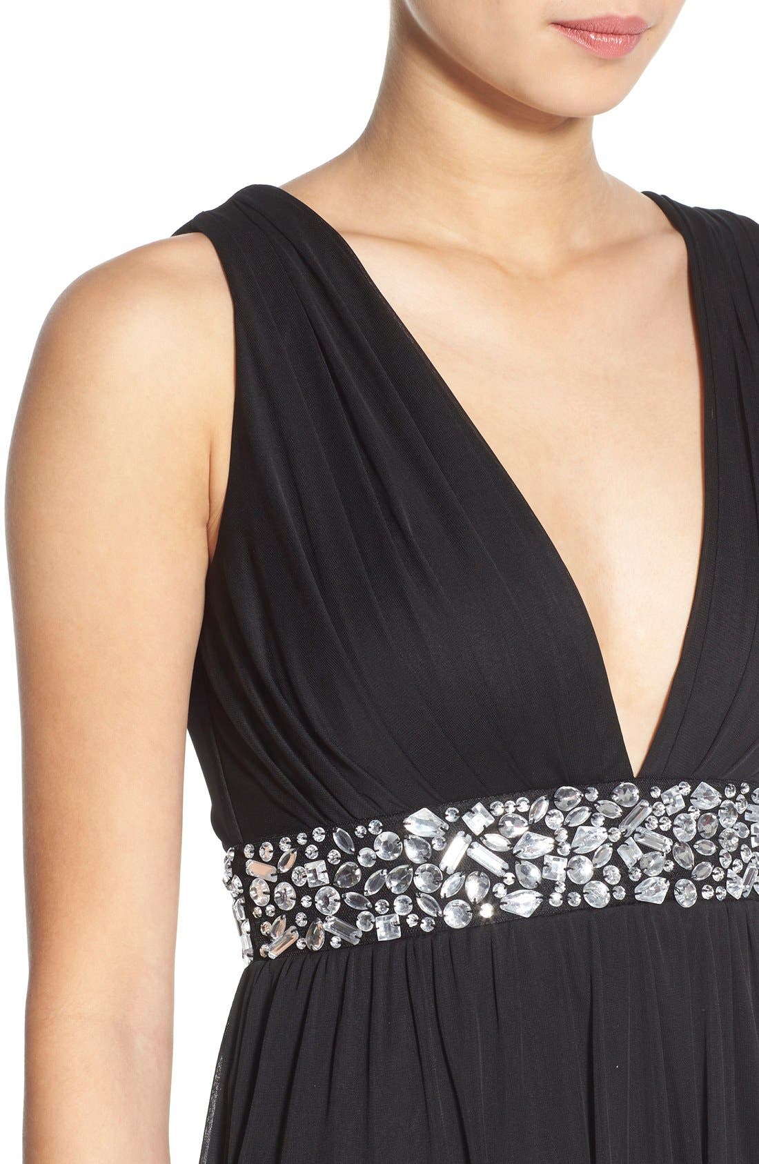 Speechless Embellished V-Neck Gown (Women) | Nordstrom