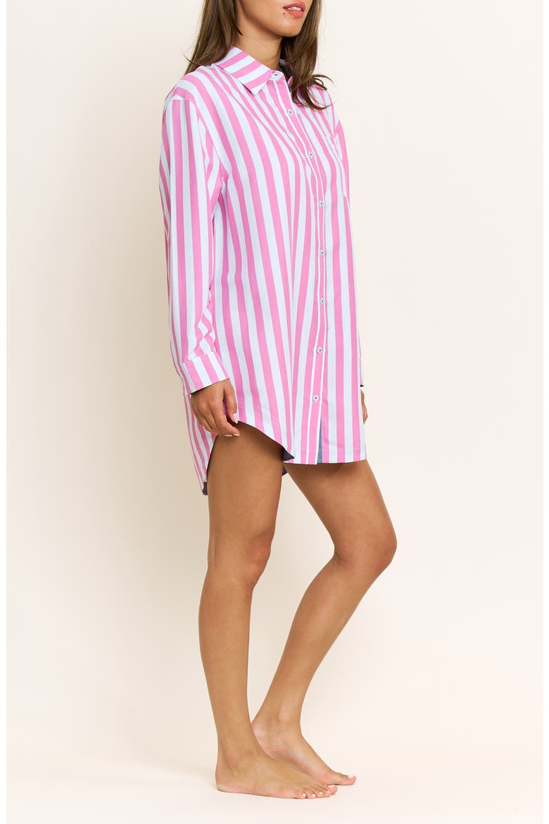 Brunch Date Sleep Shirt, Alternate, color, DRIFT STRIPE
