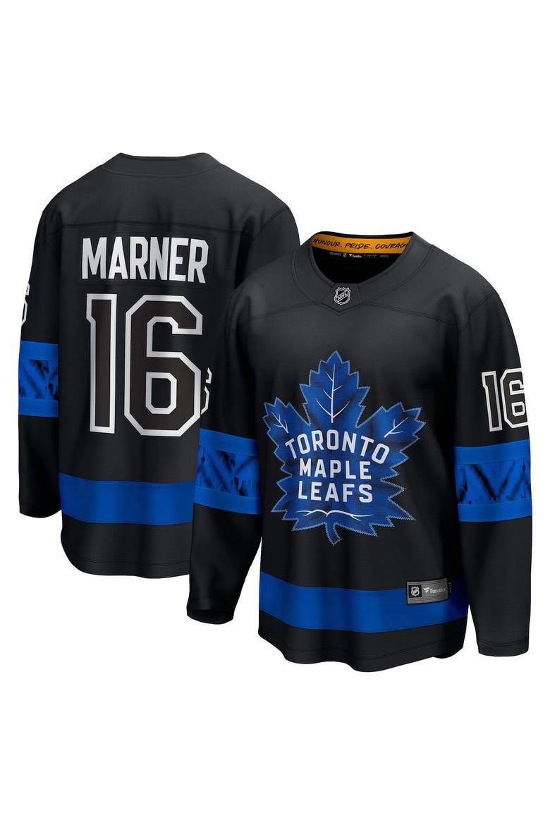 Men's Fanatics Branded Mitchell Marner Black Toronto Maple Leafs Alternate Premier Breakaway Reversible Player Jersey, Main, color, Black