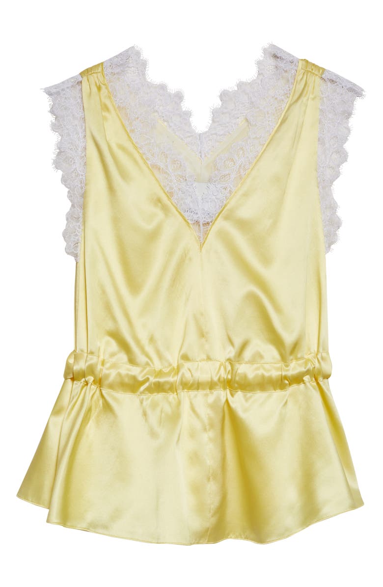 3.1 Phillip Lim Satin Lace Top, Alternate, color, Yuzu