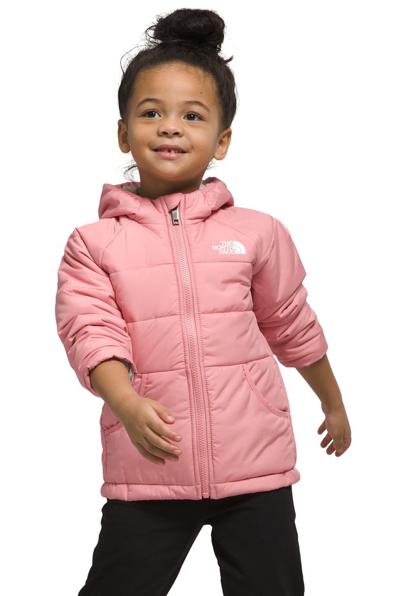 Kids' Perrito Reversible Water Repellent Jacket, Main, color, SHADY ROSE