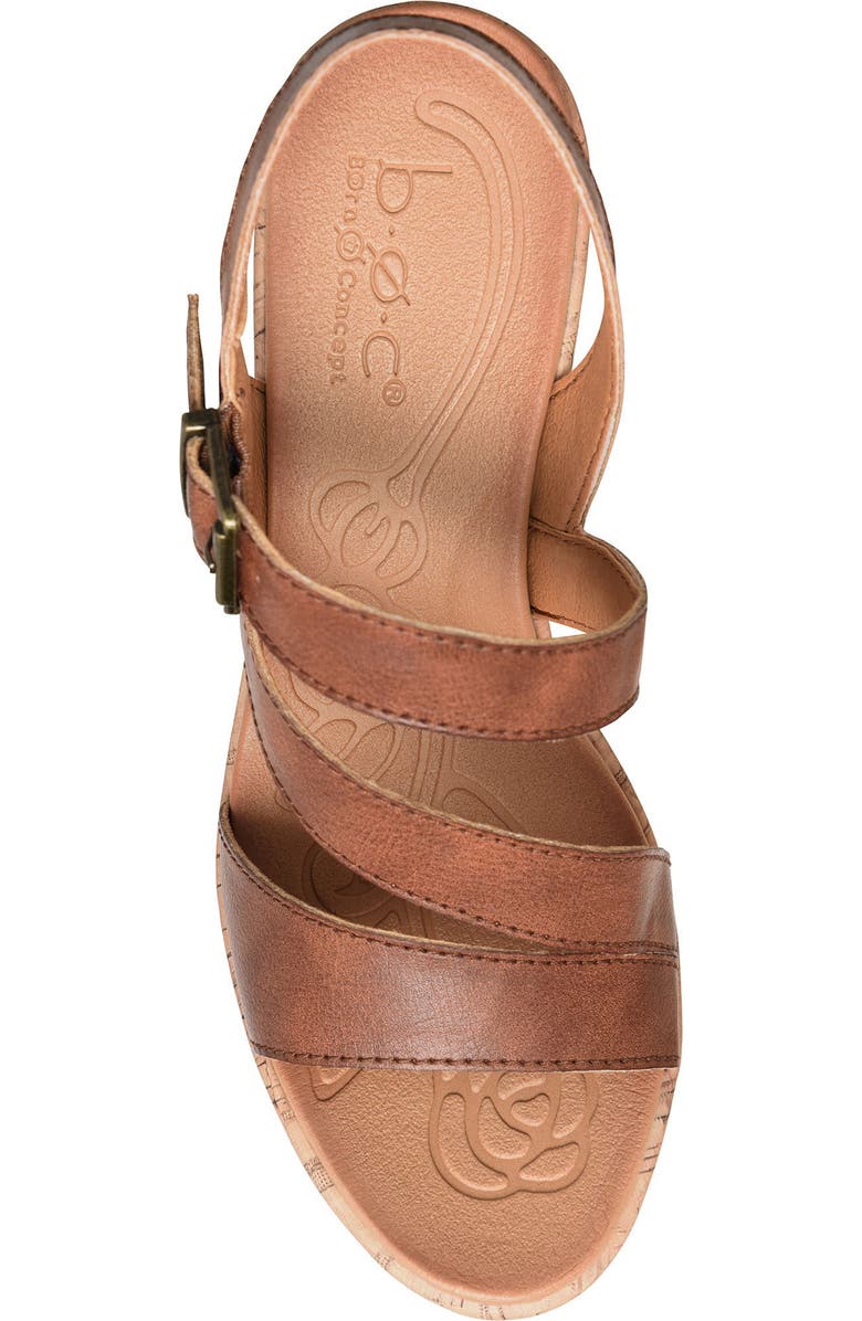B O C BY BØRN Schirra Cork Wedge Sandal, Alternate, color, Tan