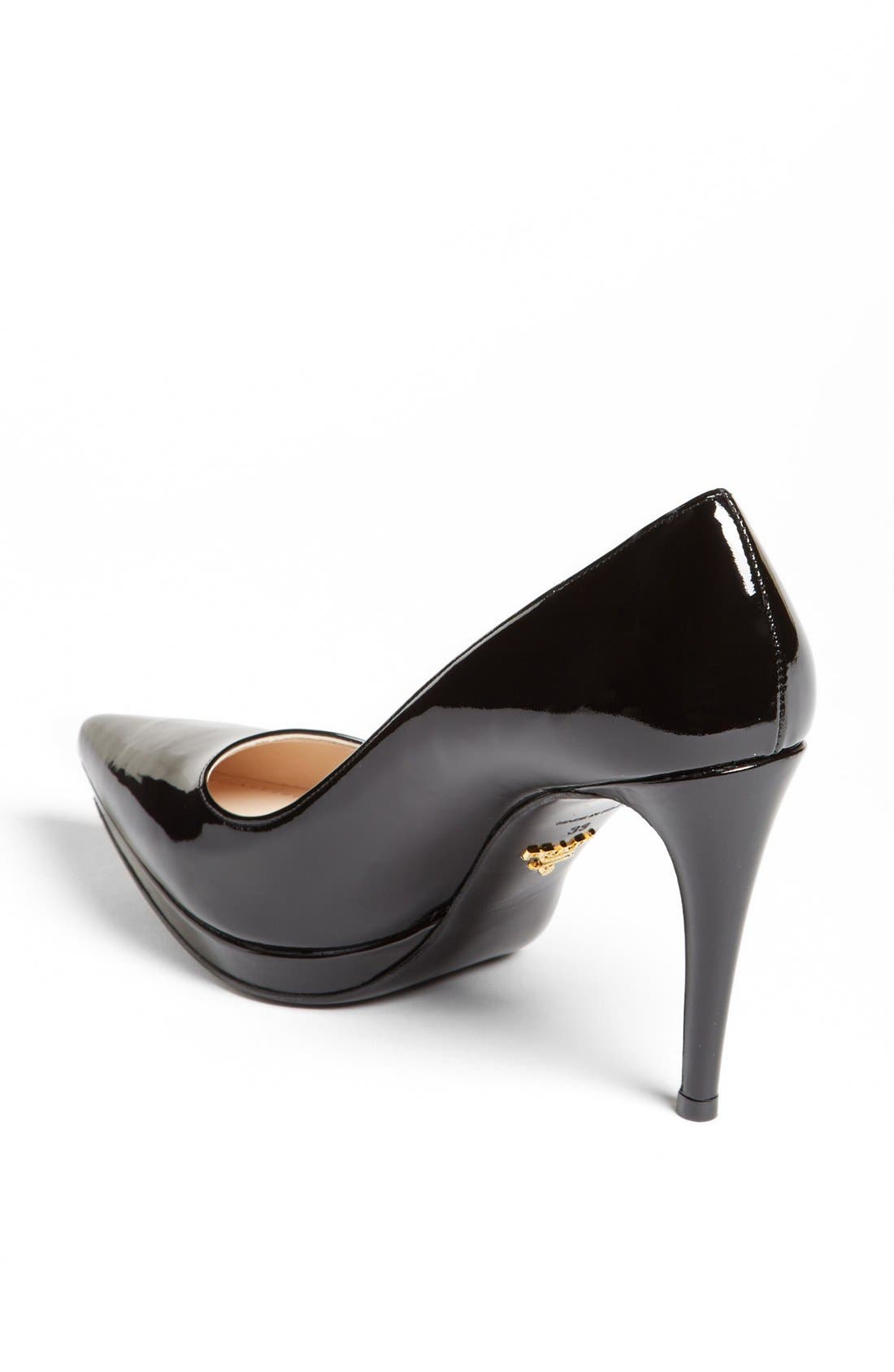 Prada Pointy Toe Platform Pump, Alternate, color, 