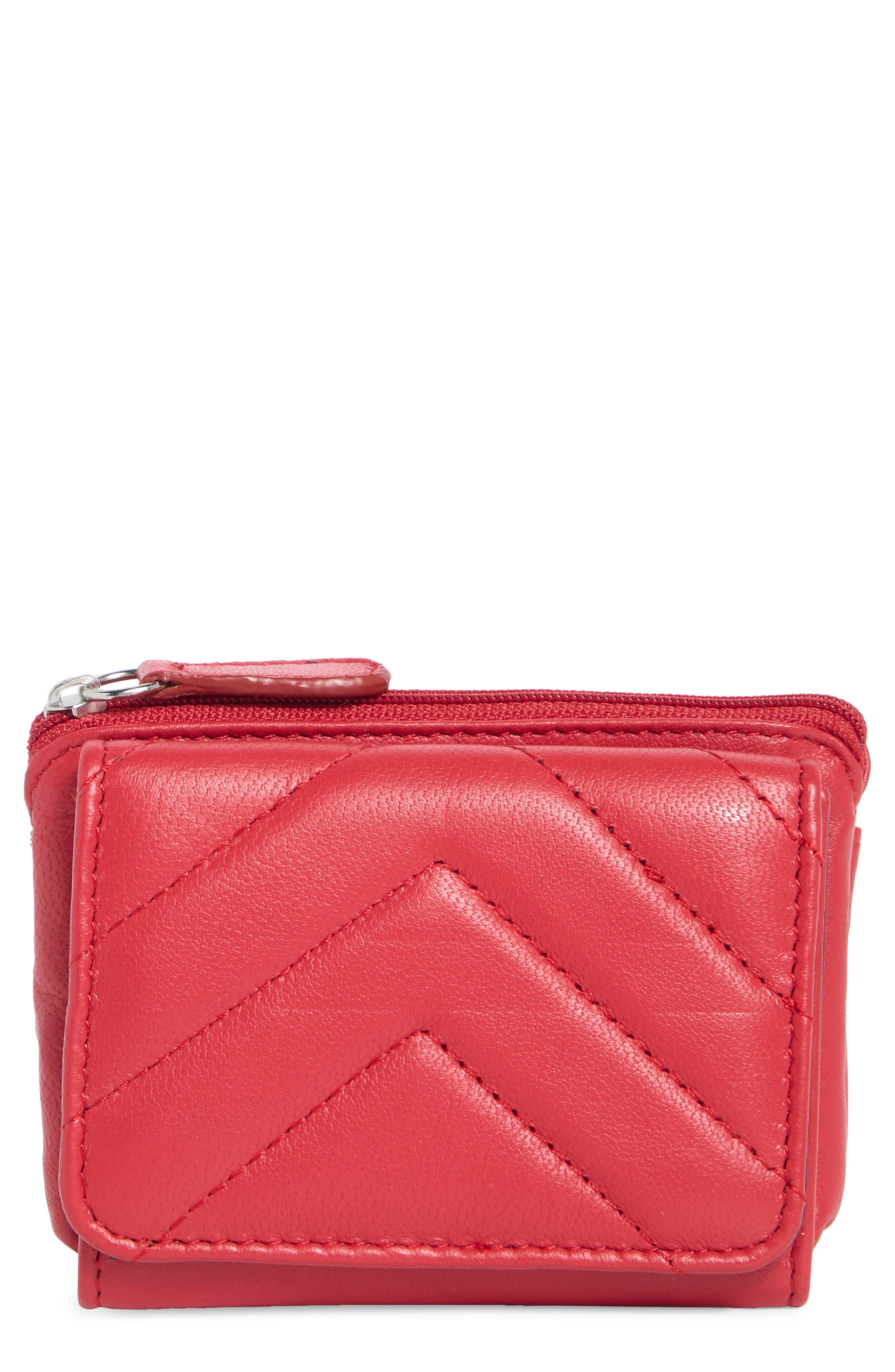 MUNDI SMALL LEATHER GOODS Quilted Leather Wallet
