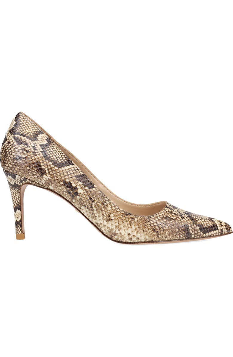 Pelle Moda Lizel 2 Pointed Toe Pump, Alternate, color, Natural Snake Print