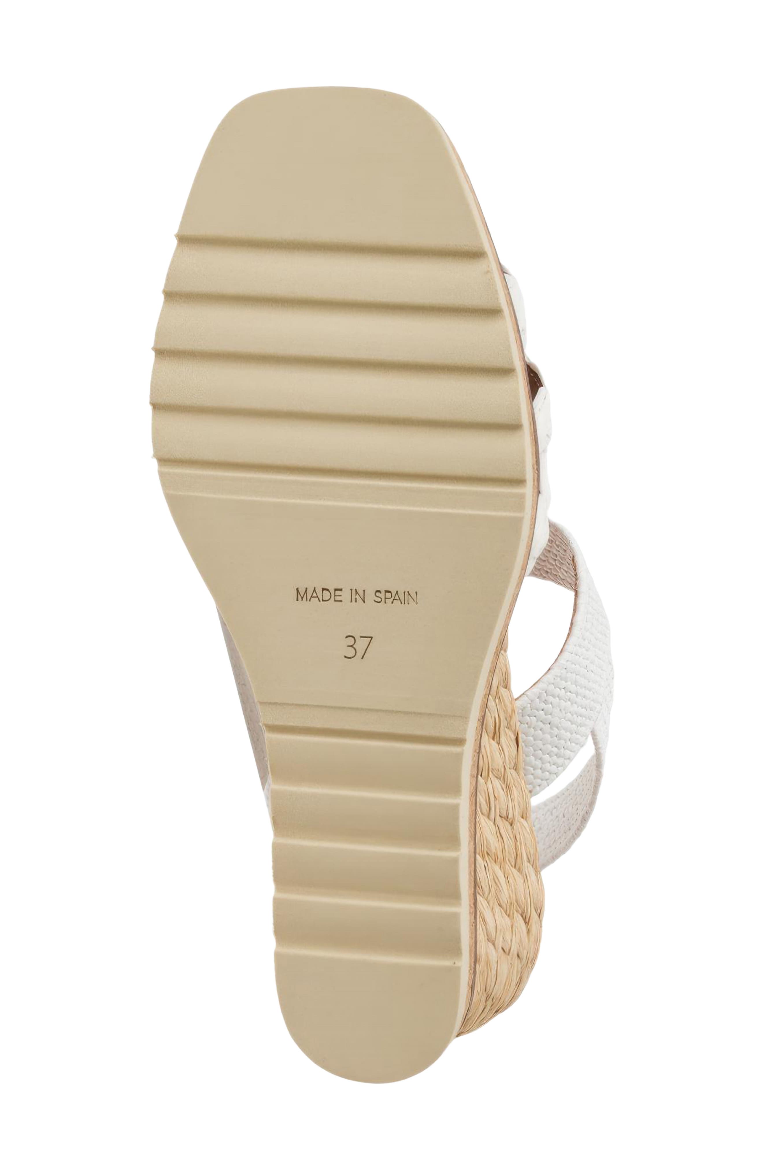 André Assous Maria Wedge Sandal, Alternate, color, White