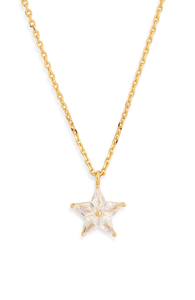 Kate Spade New York cosmos star pendant necklace, Main, color,