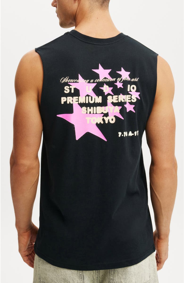 Cotton On Men's Graphic Muscle, Alternate, color, 