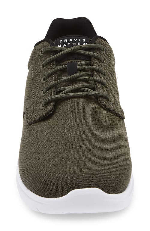 Travismathew The Daily Ii Woven Sneaker In Green