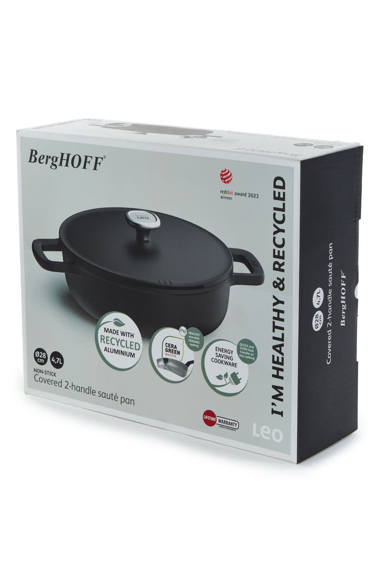 BergHOFF Leo Phantom 11-Inch Sauté Pan, Alternate, color, Black