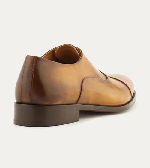 Ace Marks Griffin Cap Toe Oxford In Brown