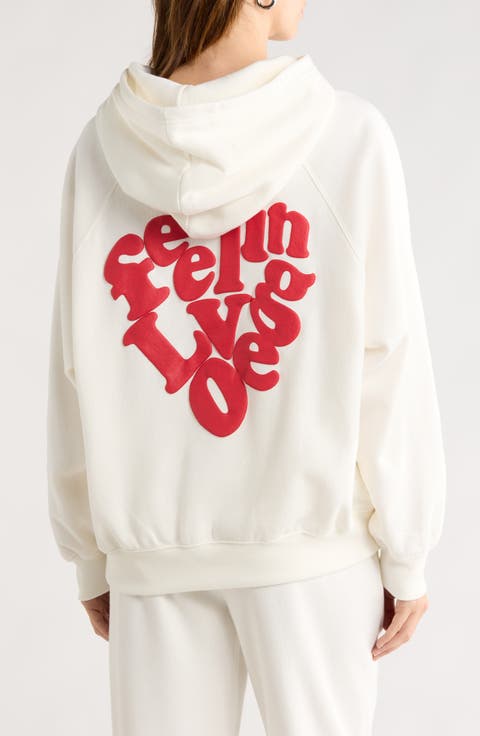 Oversize Raglan Pullover Hoodie