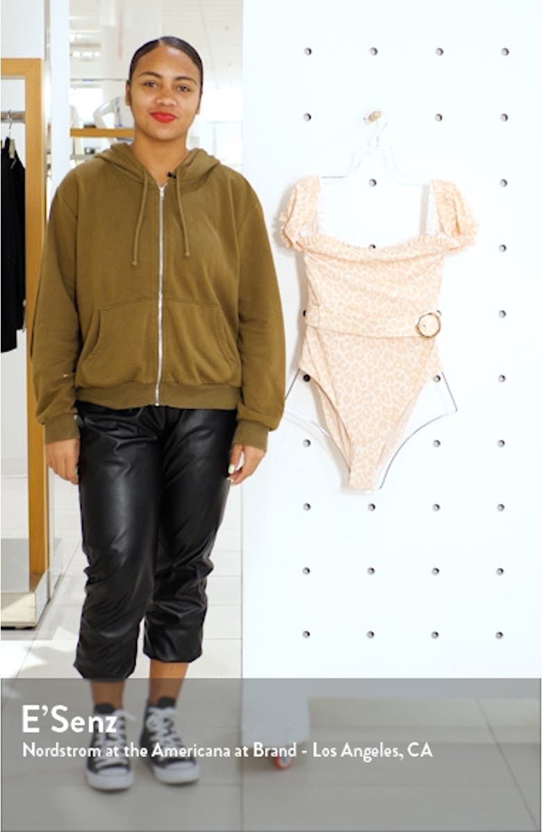 One-Piece Off the Shoulder Swimsuit, sales video thumbnail