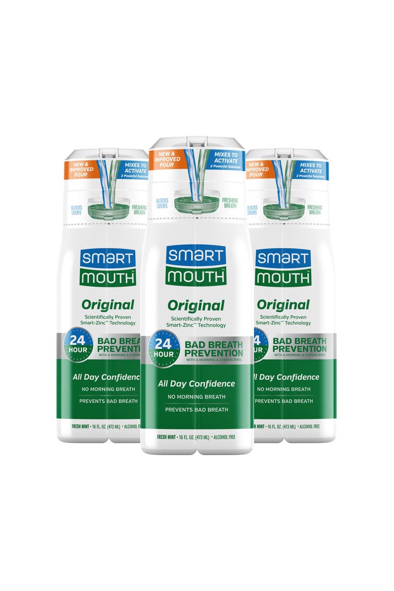 Original Zinc Activated Fresh Mint Mouthwash 3 Pack 3 Pack, Main, color, Fresh Mint