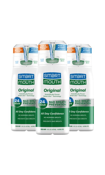 Original Zinc Activated Fresh Mint Mouthwash 3 Pack 3 Pack