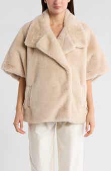 La Fiorentina Faux Fur Cape