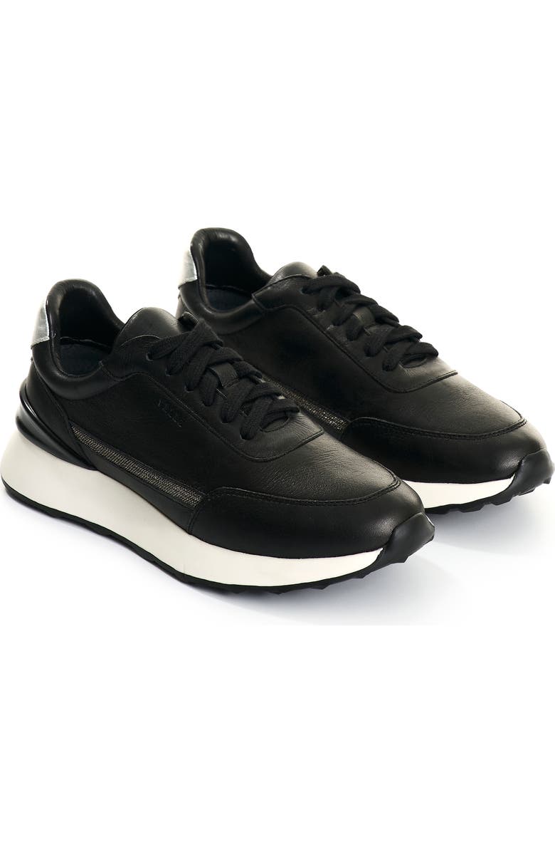 Velez Leather Sneakers with Details, Alternate, color, Black