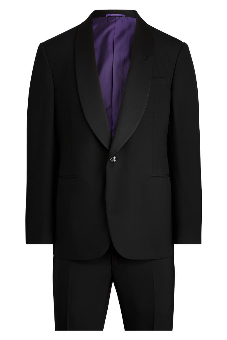 Gregory Wool Barathea Tuxedo, Main, color, BLACK