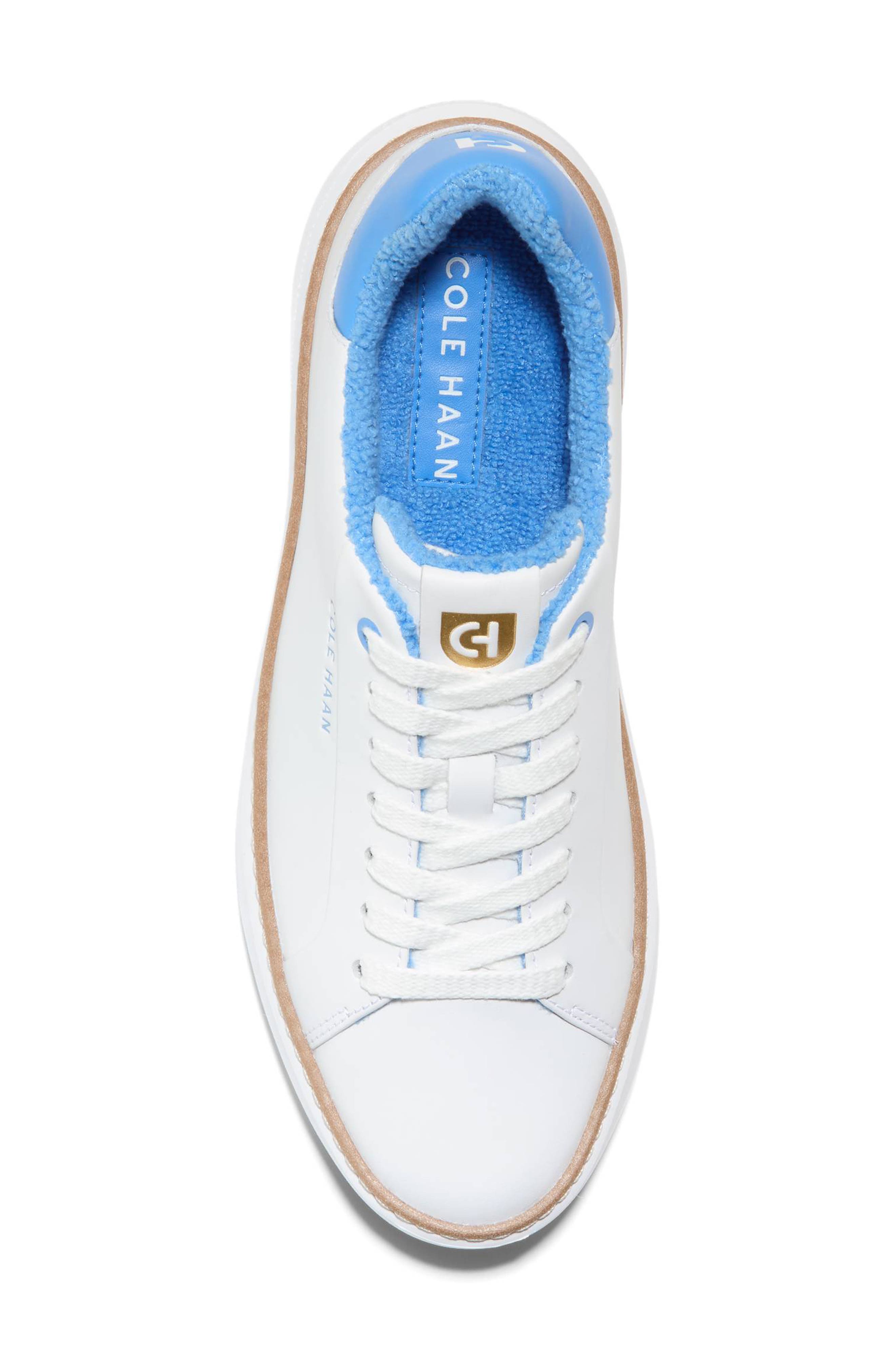 Cole Haan GrandPro Topspin Platform Sneaker, Alternate, color, White/ Marina
