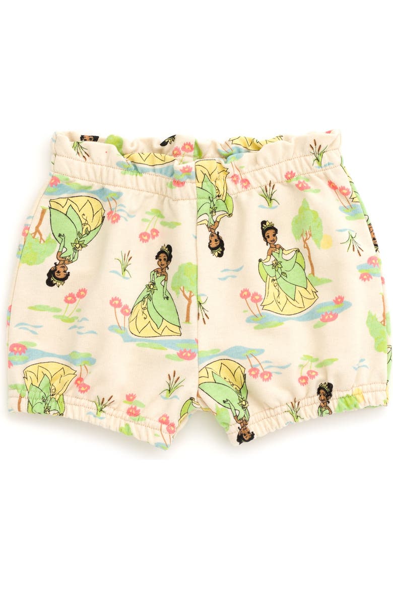 Princess Bodysuit and Shorts Set, Alternate, color, Tiana Light Green