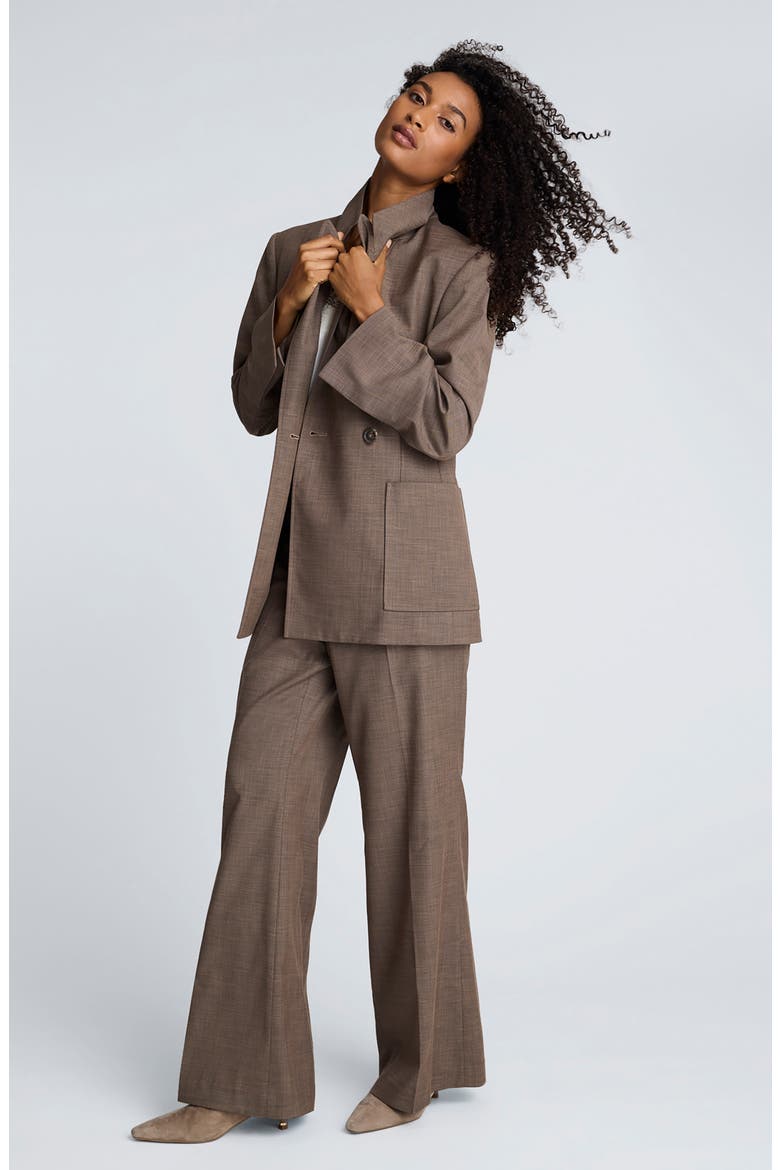 Flare Pants, Alternate, color, CAMILLA BROWN