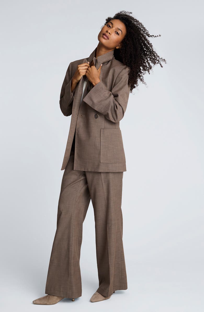 Kenneth Cole Flare Pants, Alternate, color, Camilla Brown