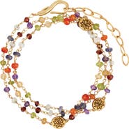 Karma and Luck Budding Life - Lotus Multi Stone Chakra Wrap