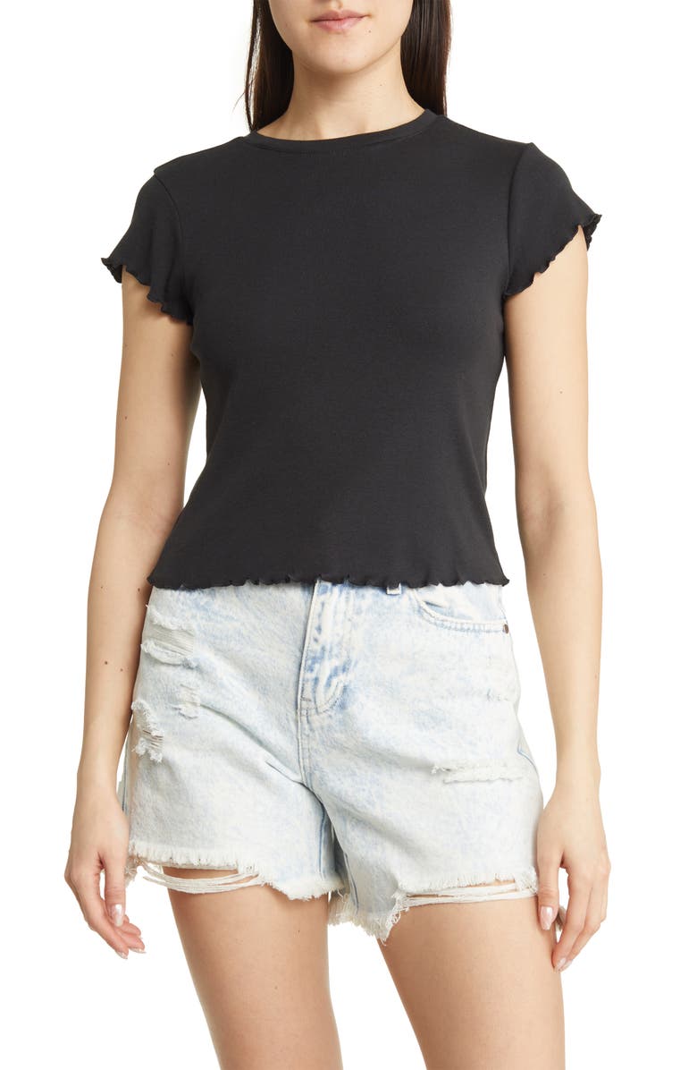 BP. Ribbed Baby Tee, Main, color, 