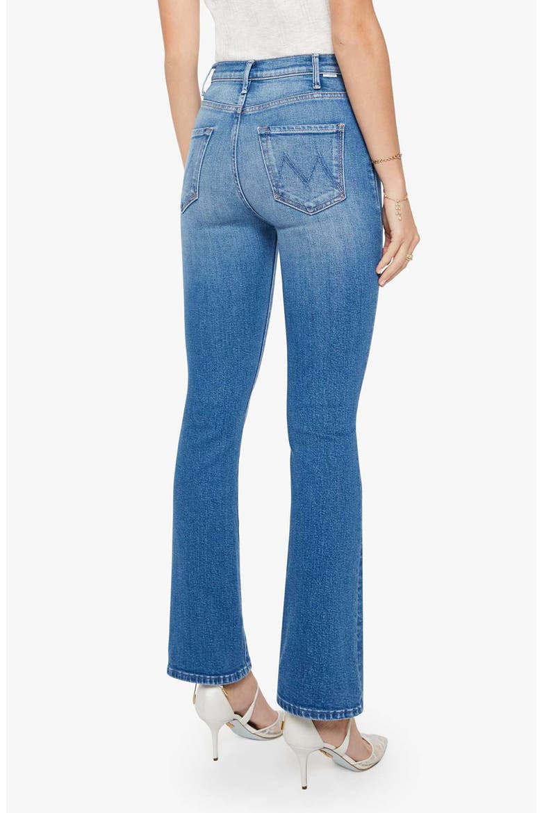 The Hustler Skimp High Waist Bootcut Jeans, Alternate, color, KISSING THE CADDY