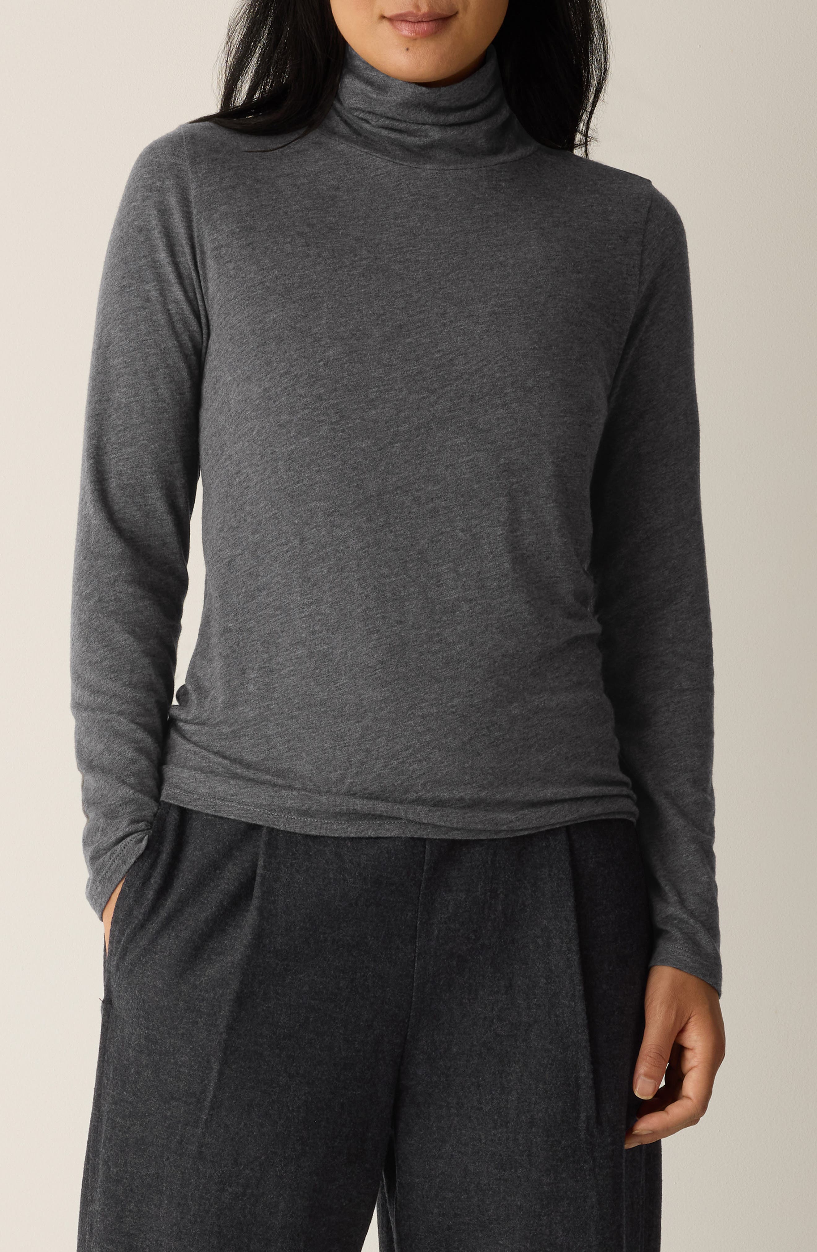 Long Sleeve Turtleneck Top