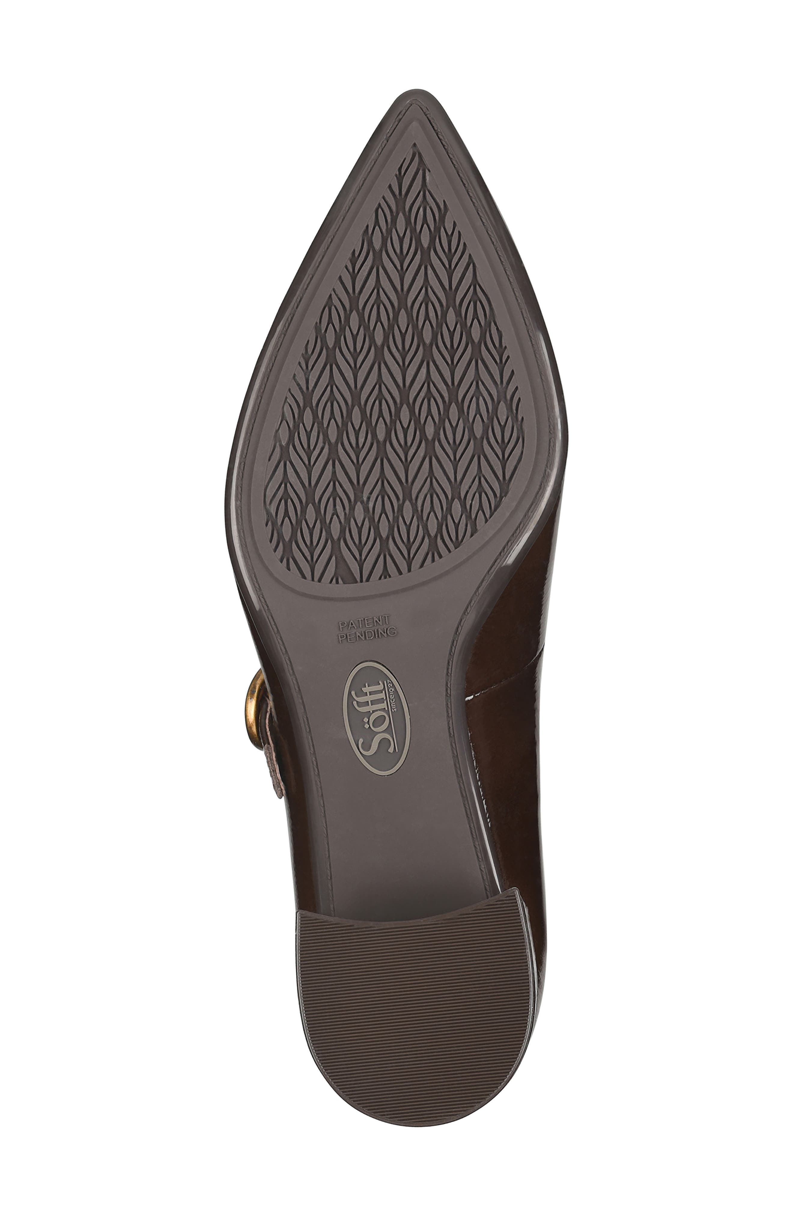 Stacy Pointed Toe Mary Jane Pump, Alternate, color, CHOCOLATE
