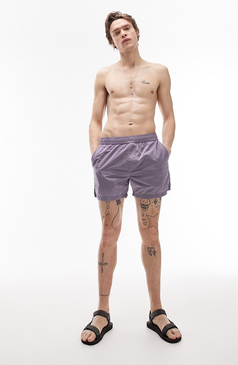 Topman Tonic Swim Trunks, Main, color,