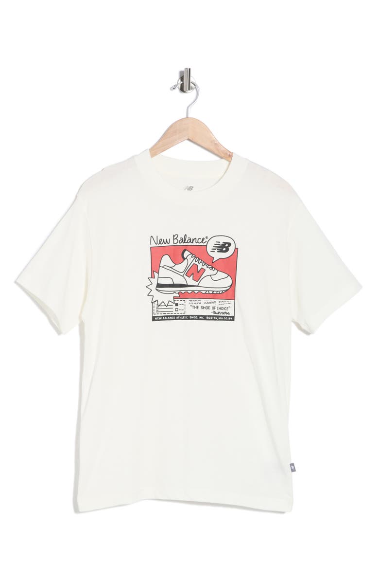 New Balance Sport Essentials AD Graphic T-Shirt, Main, color, Sea Salt