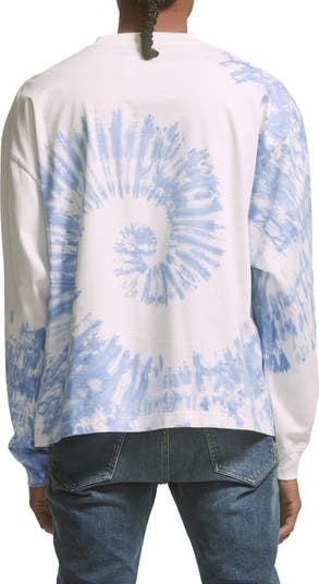 Tie Dye Cotton Long Sleeve T-Shirt