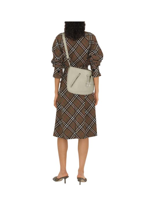 Shop Burberry Shield Twin Bag In Soap