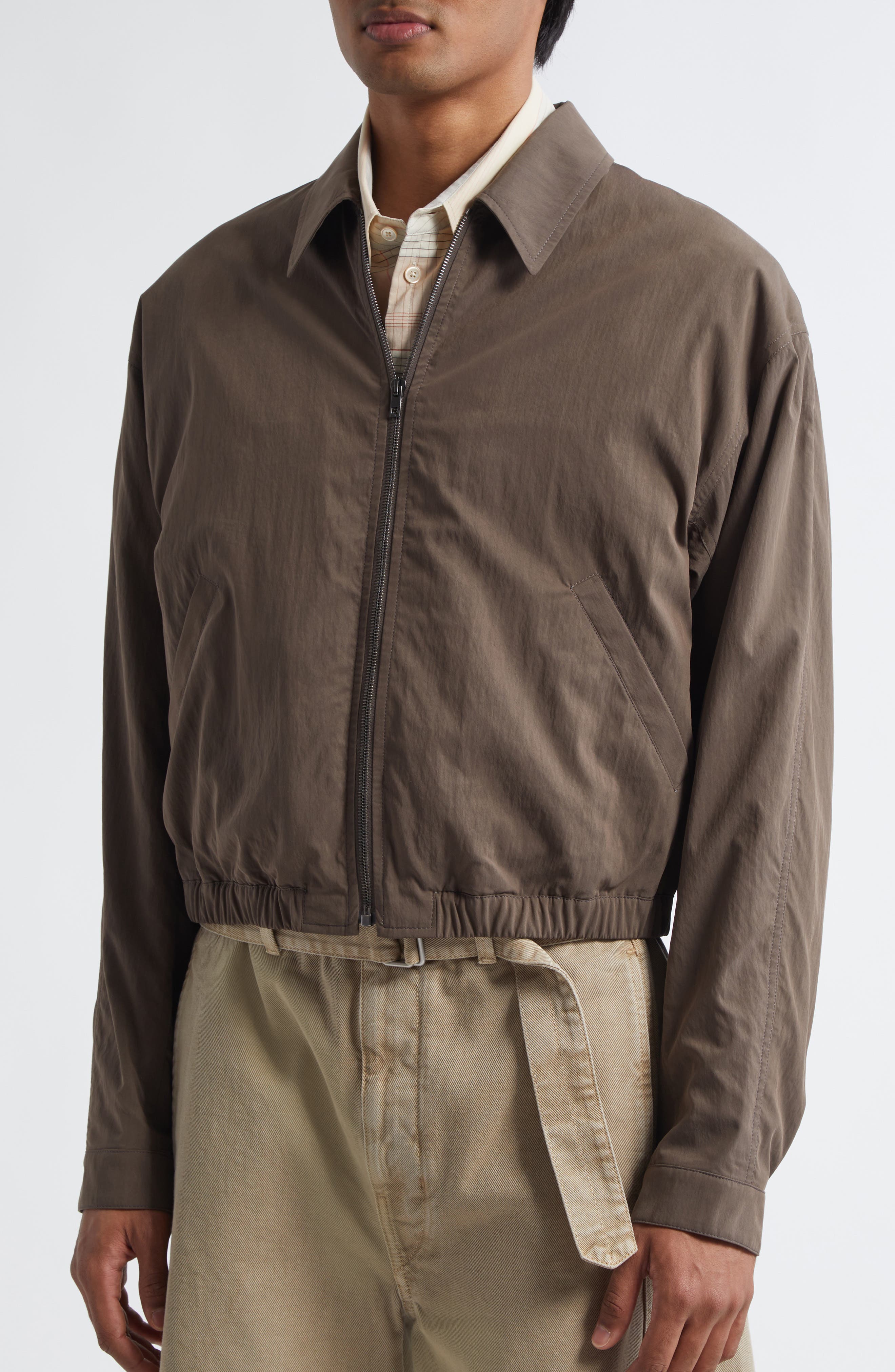 Zip Front Blouson Jacket (Men) | Nordstrom