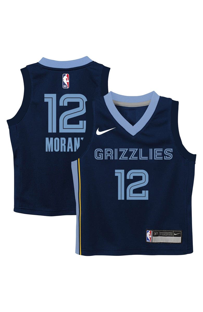 Nike Infant Nike Ja Morant Navy Memphis Grizzlies Swingman Player Jersey - Icon Edition, Main, color, 