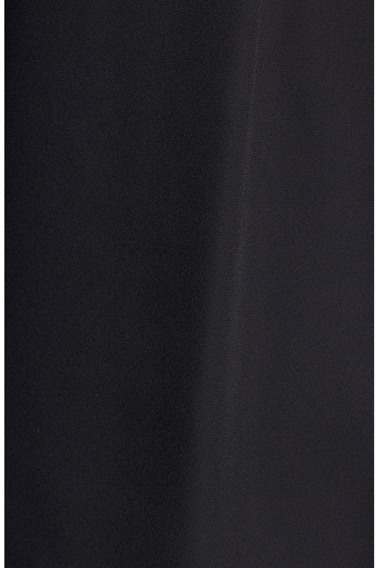 'Taylor' Roll Sleeve Blouse, Alternate, color, BLACK