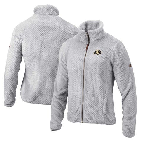 Women's Columbia Gray Colorado Buffaloes Fire Side II Full-Zip Jacket