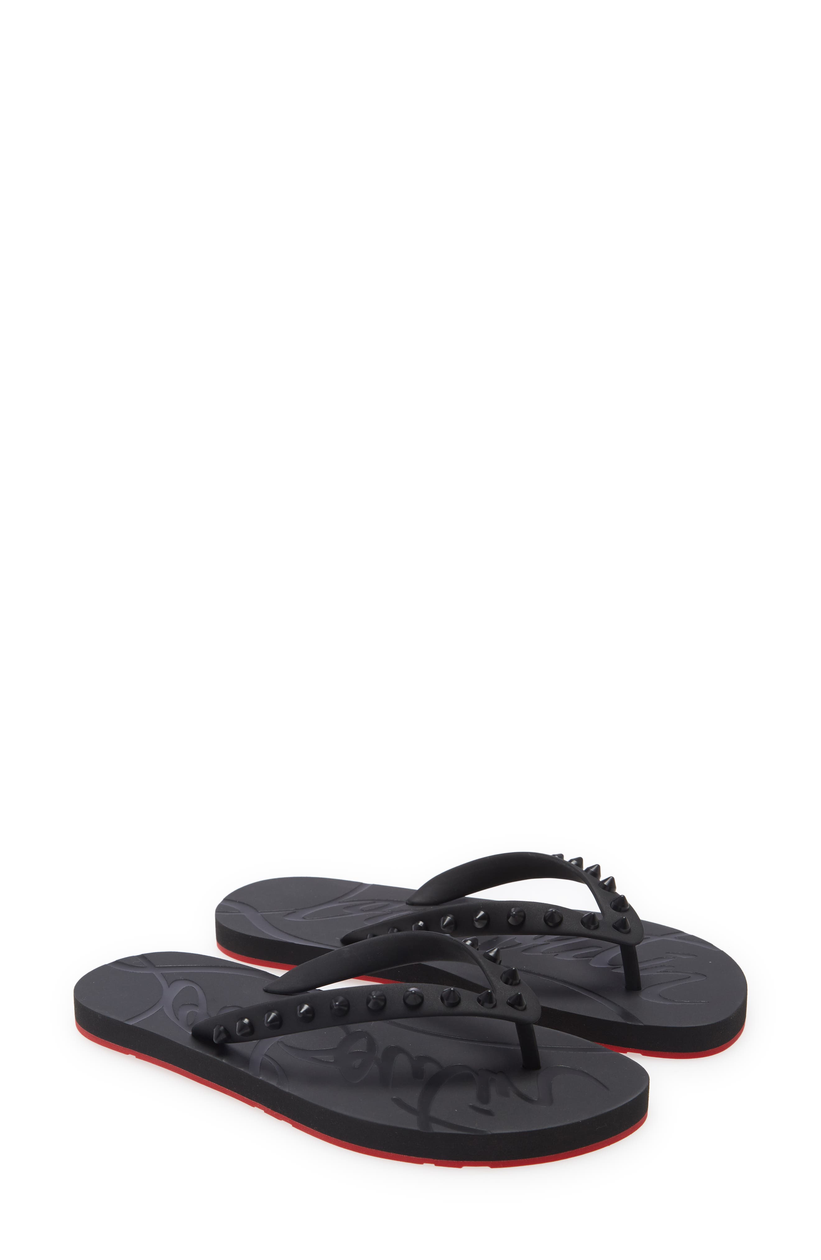Loubi Flip Flop, Main, color, BLACK