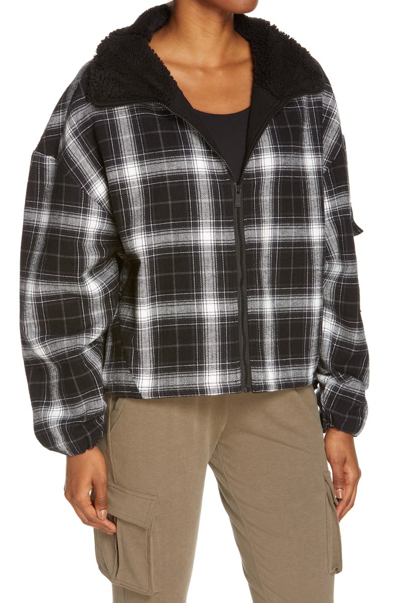 Alo Heritage Plaid Jacket, Alternate, color,