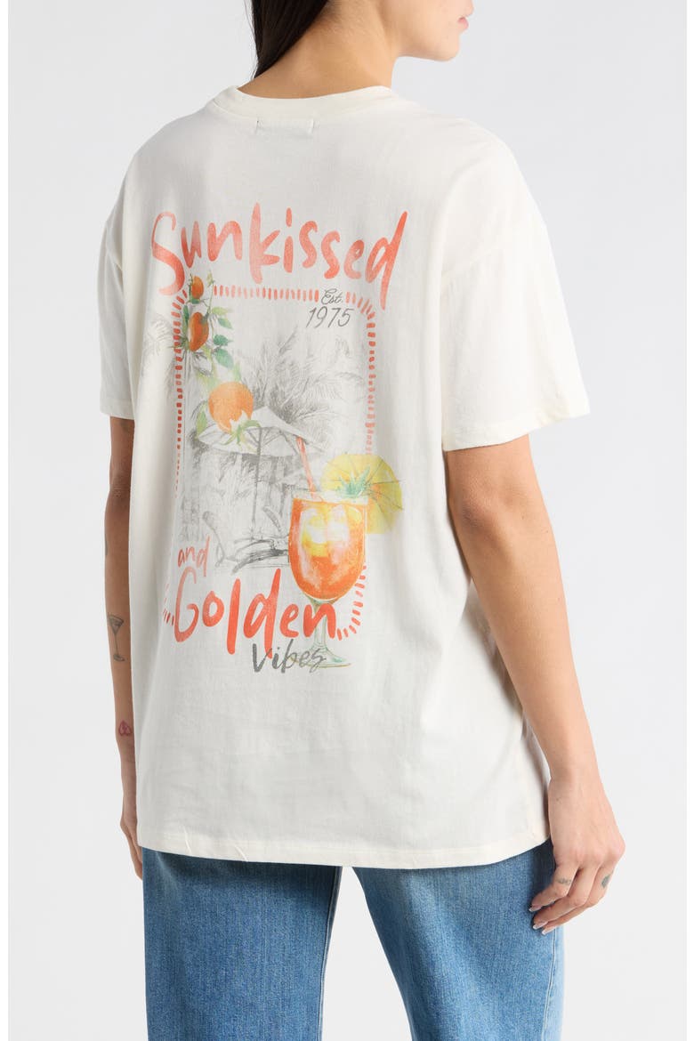 Sunkissed Orange T-Shirt, Alternate, color, MARSHMALLOW