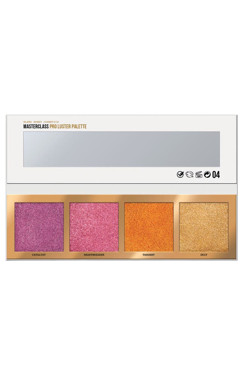 Blend Bunny Cosmetics Masterclass Pro Luster Palette x4 Shades, Main, color, NO COLOR