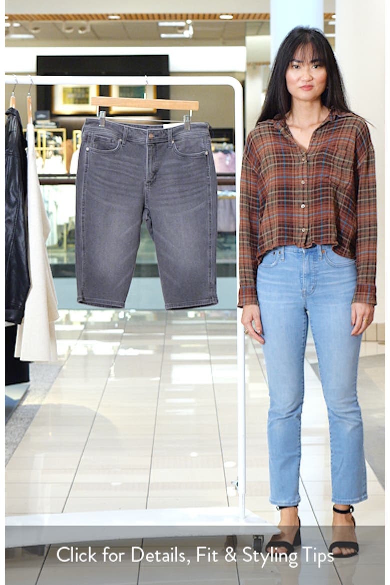 Sophie Side Slit Bike Capri Jeans video